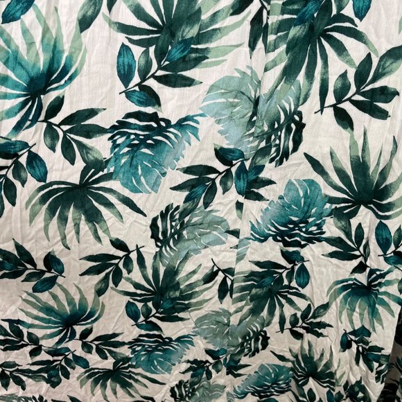 Lulu's Palm Leaf Swimming Cover Size Medium Tie Front Style CD323L Summer Swim - Picture 12 of 12